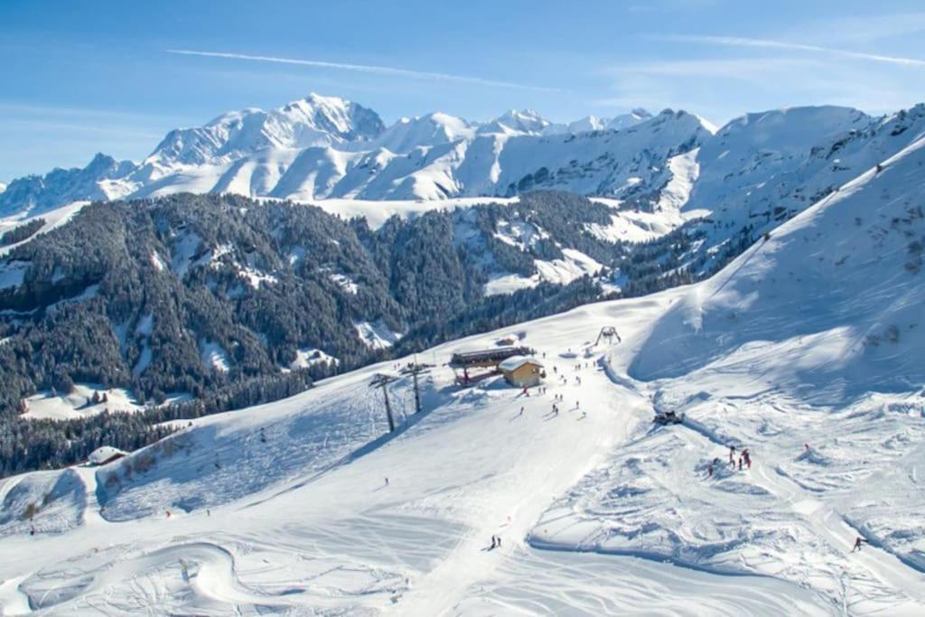 Superbe Studio, Praz-Sur-Arly Exterior foto
